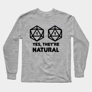 DnD Design Yes They're Natural Nat1 Long Sleeve T-Shirt